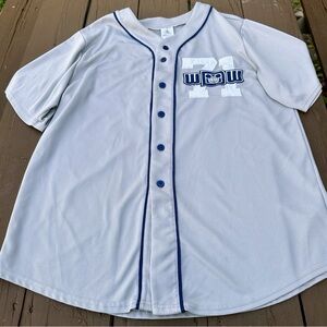 Walt Disney World 1971 Castle Baseball Jersey Shirt (view photos for stains)